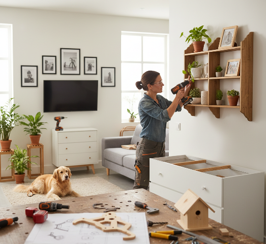 Şarjlı Matkap ile Yapılabilecek 10 Pratik Ev Projesi