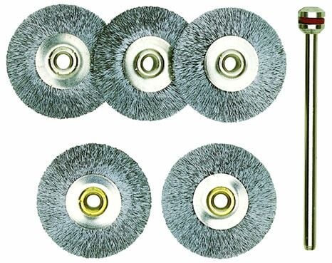 Proxxon 28952 Daire Tel Fırça 22 mm 5 Adet