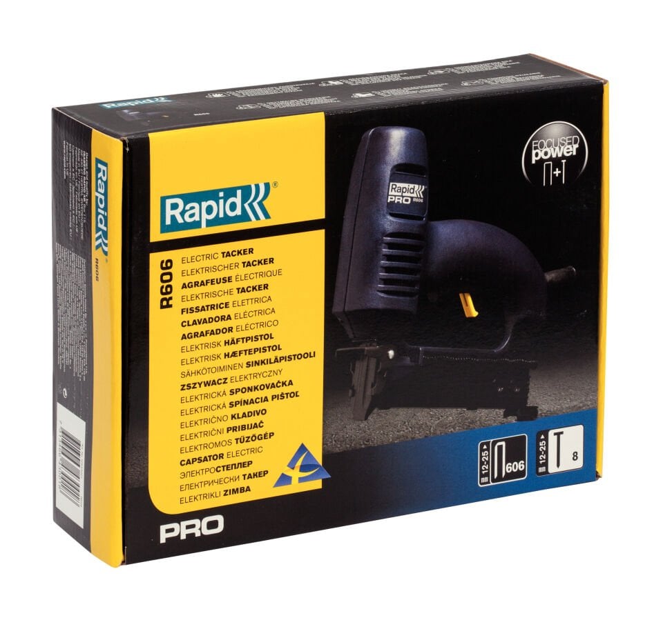 Rapid R606 Elektrikli Dar Taçlı Zımba, Çivi Çakma Tabancası (RAPR606)