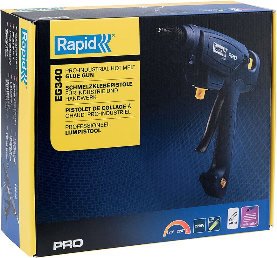 Rapid EG340 Profesyonel Elektrikli Sıcak Silikon Tabancası (RAPEG340)