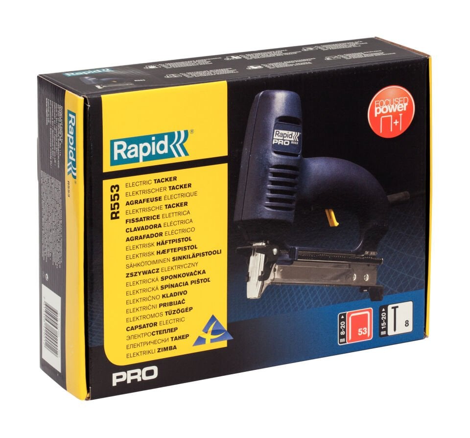 Rapid R553 Elektrikli Zımba ve Çivi Çakma Tabancası (RAPR553)