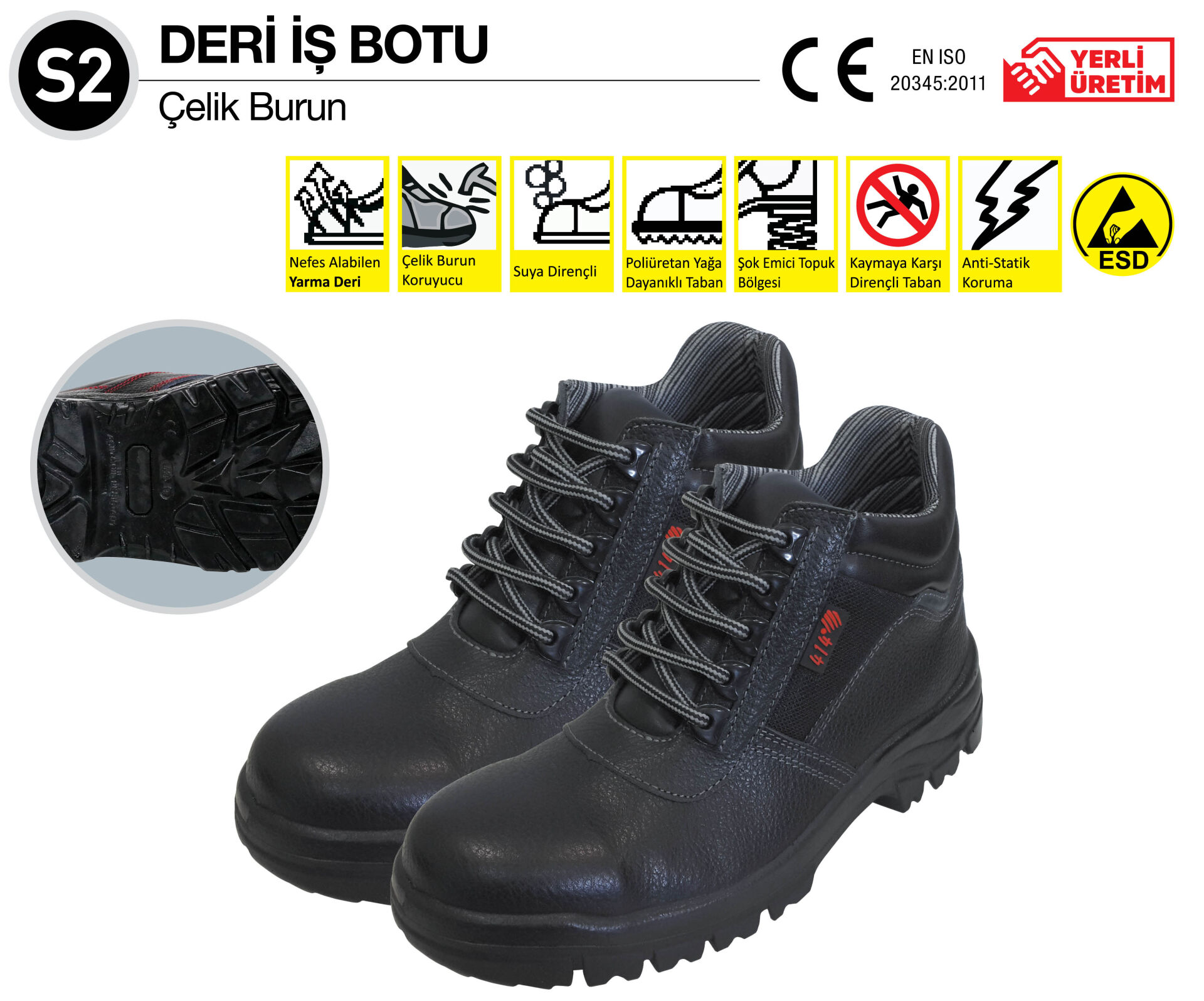 414 Ayakkabı S2 N0.40 41201