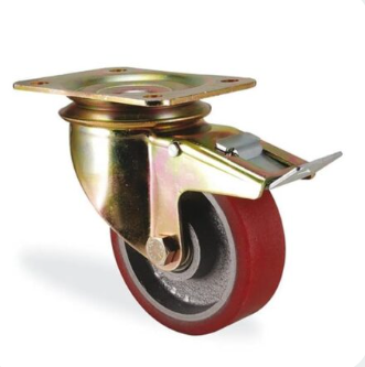 Kama DOR4102 Kırmızı Döner Frenli Teker Serisi