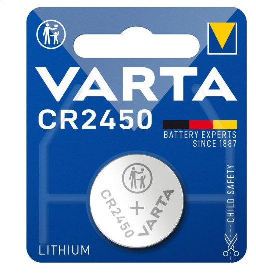 Varta CR2450 3 V Lityum Düğme Pil