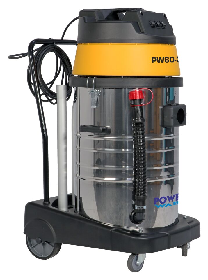 POWERWASH PW60-3AC motorlu Islak & Kuru Elektrik Süpürgesi