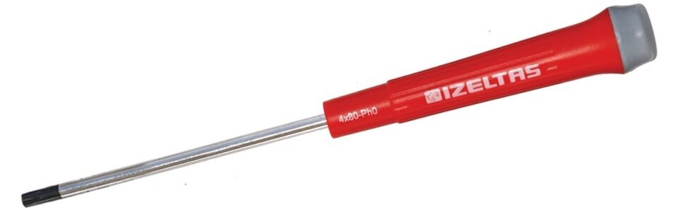 İzeltaş Elektronikçi Klemens Torx Uçlu Tornavida 2.5x60 T6