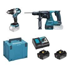 Makita DLX2522TJ Combo Set — 18V 5.0Ah Akülü Combo Set