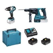 Makita DLX2522TJ Combo Set — 18V 5.0Ah Akülü Combo Set