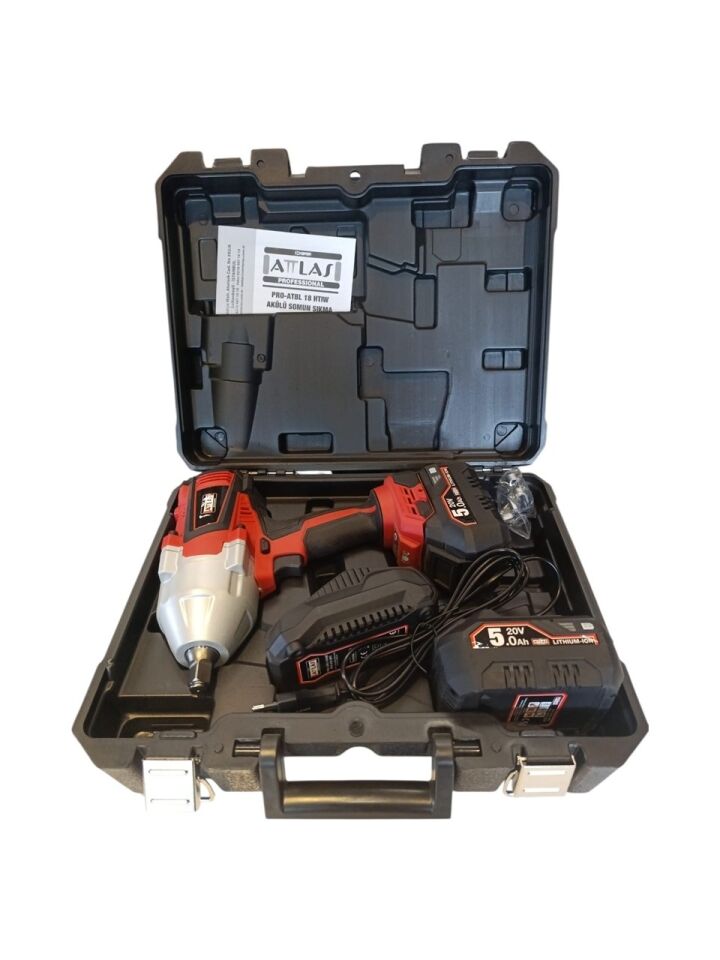 Attlas Pro Atbl 18 HTIW-502 C Akülü Darbeli Somun Sıkma 1050NM
