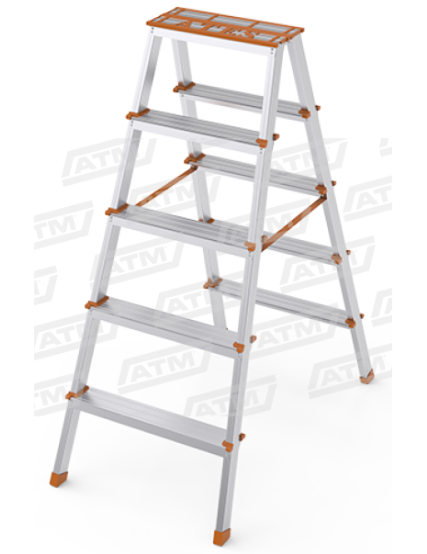 Atm 4+4 Alüminyum Çift Çıkışlı Merdiven