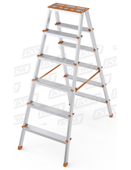 Atm 5+5 Alüminyum Çift Çıkışlı merdiven