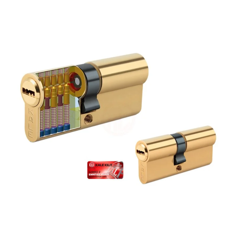 Kale Bilyalı Silindir Çelik Pimli Nikel 90 mm (35+10+45 mm)