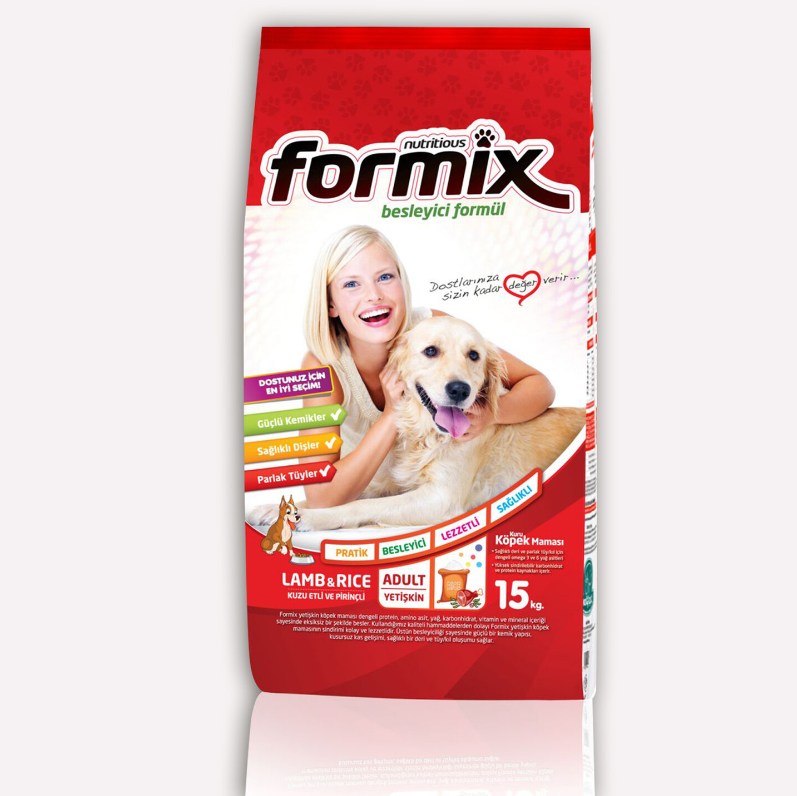 Formix Kuzu Etli Yetişkin Köpek Maması 15 KG