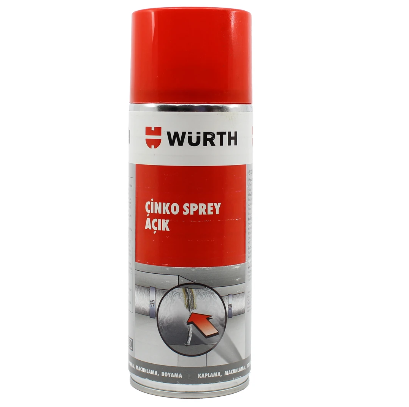 Würth Çinko Sprey Açık Renkli 400 ML