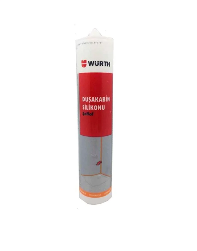 Würth Duşakabin Silikonu Şeffaf 310 ML