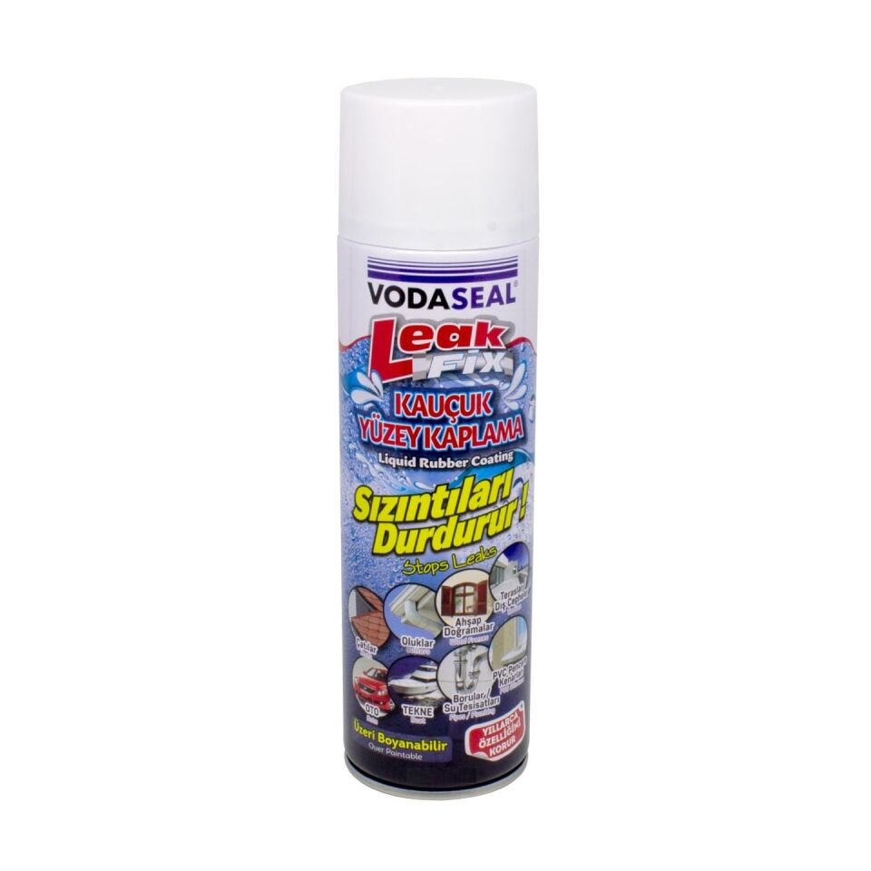 Vodaseal Leak Fix Kauçuk İzolasyon Spreyi Beyaz 200 ml