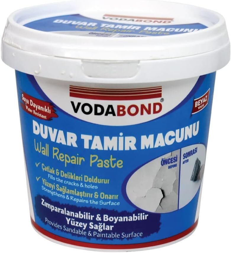 Vodabond Çok Amaçlı Tamir Dolgusu Beyaz Kova 650 gr