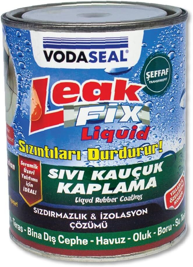 Vodaseal Leak Fix Sıvı Kauçuk Kaplama Şeffaf 700 gr
