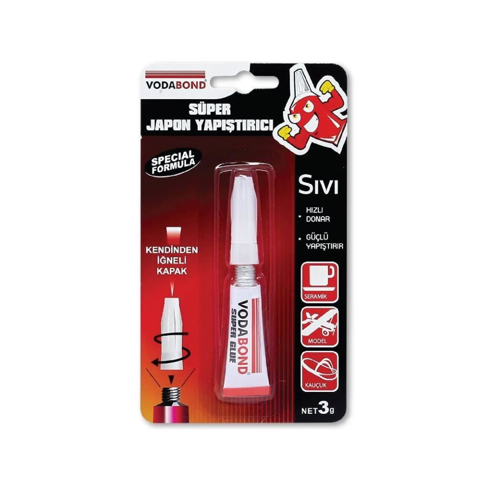 Vodabond Süper Japon Yapıştırıcı 3 gr