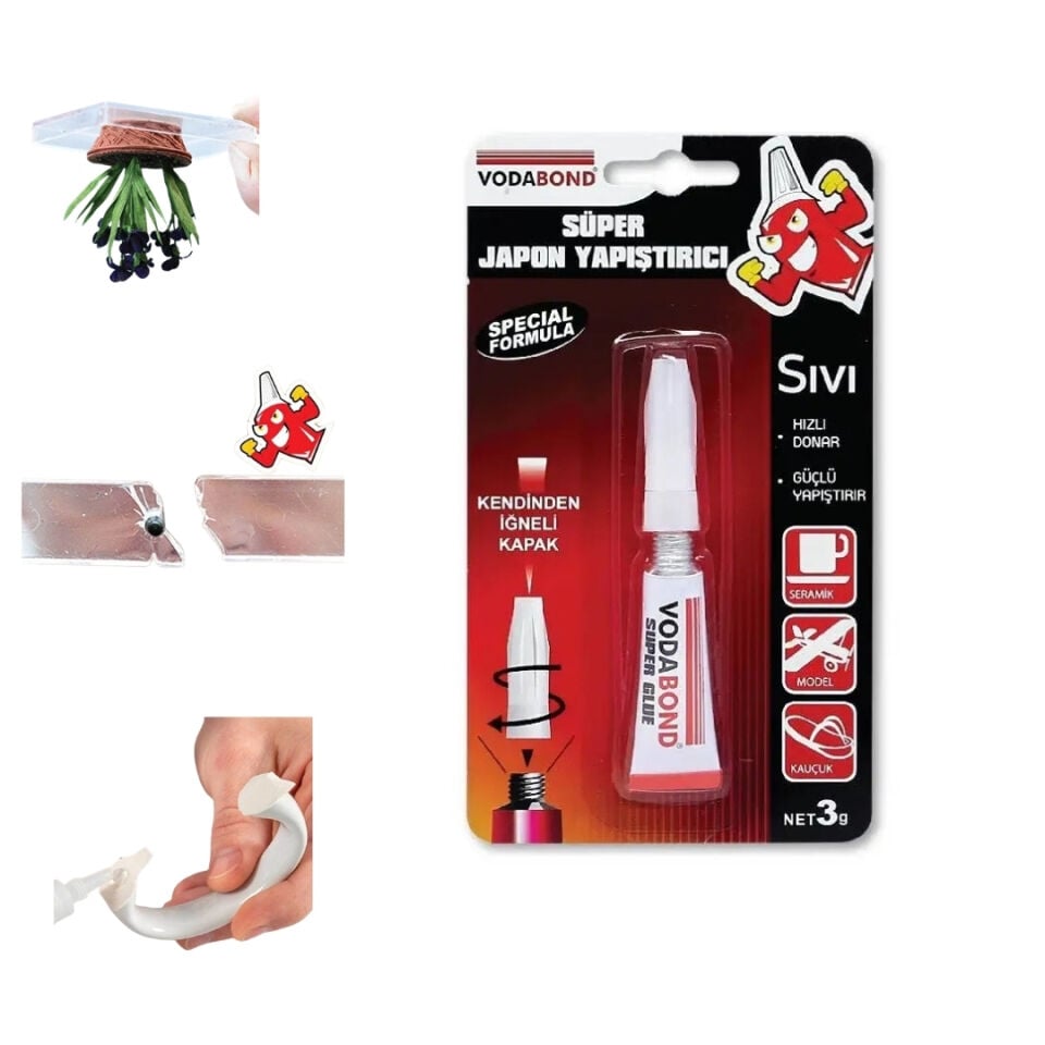 Vodabond Süper Japon Yapıştırıcı 3 gr