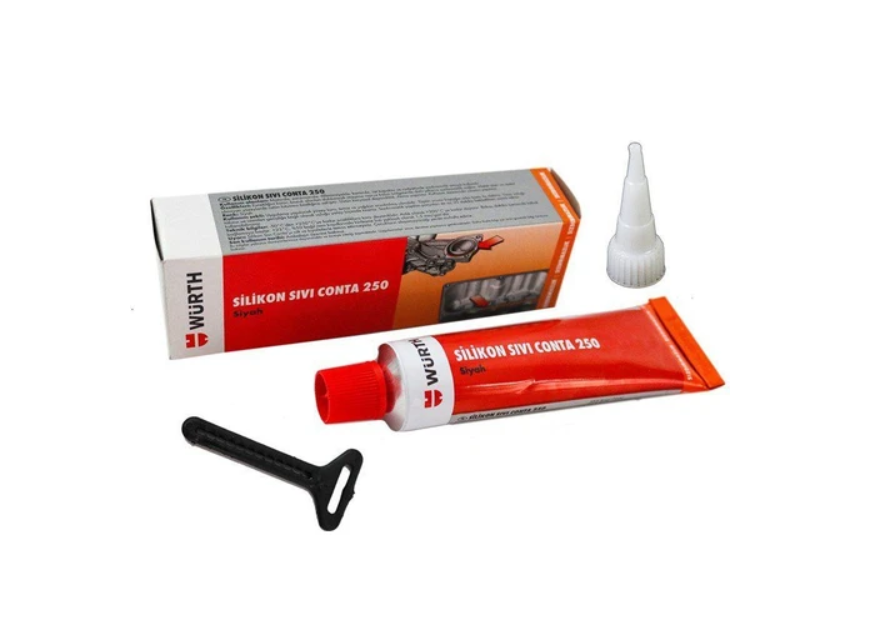 Würth Siyah Sıvı Conta 250°C 70 ml