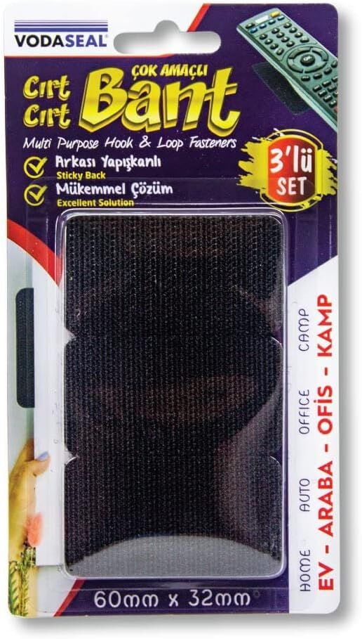 Vodaseal Çok Amaçlı Cırt Cırt Bant 3’lü Set 60 mm x 32 mm