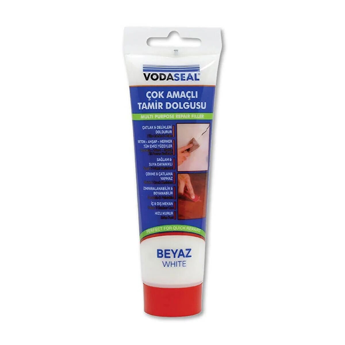 Vodaseal Tüp Çok Amaçlı Tamir Dolgusu Beyaz 200 gr