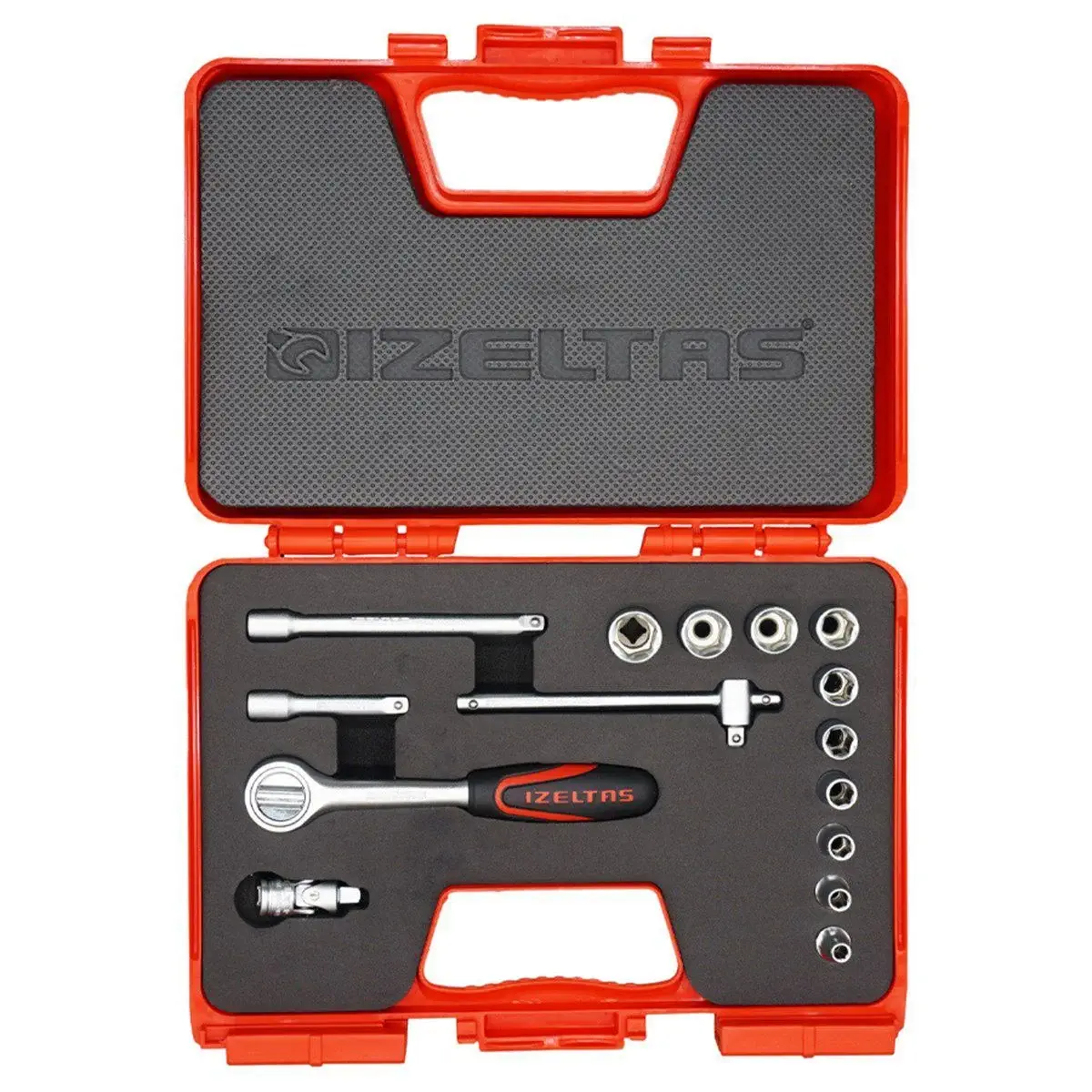 İzeltaş 1/4 Lokma Anahtar Takımı 15 Parça