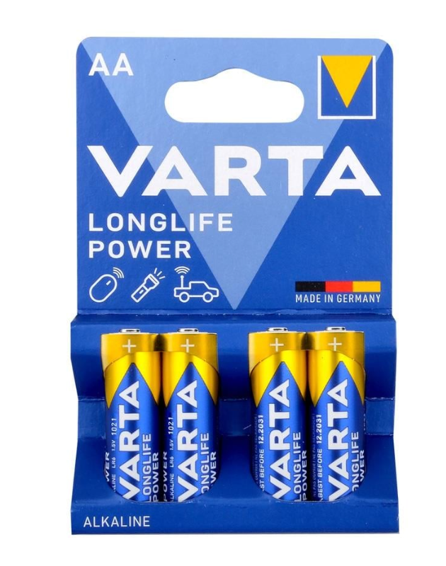 Varta 4906-4 Longlife Power AA 1.5 V Kalem Pil 4lü