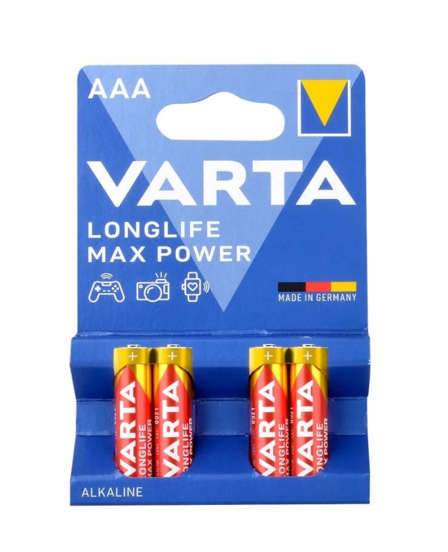 Varta 4703-4 Longlife Max Power 4 AAA 1.5 V İnce Kalem Pil