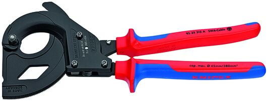 Knipex 95 32 315A Cırcır Mekanizmalı Kablo Kesm