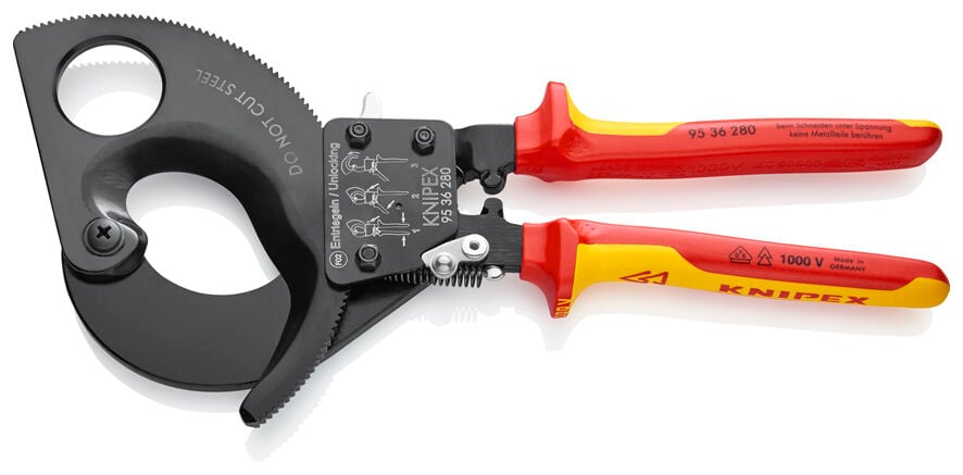 Knipex 95 36 280 Cırcır Mek. VDE Kablo Kesme
