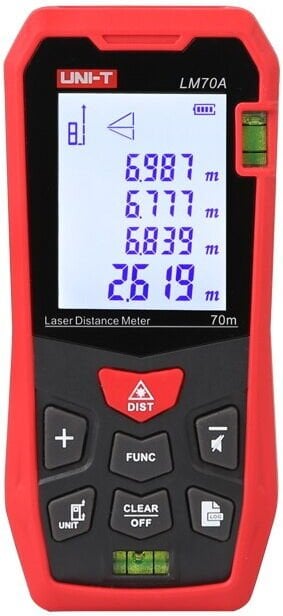 UNI-T LM70A Profesyonel 70m Lazer Metre