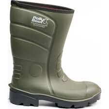 Polly Boot K.Haki Siyah PU TPU NO:41 Kısa