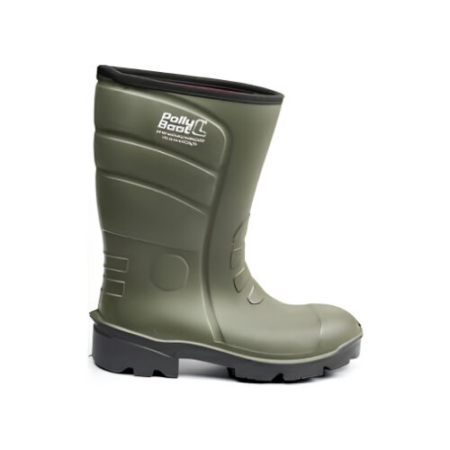 Polly Boot K.Haki Siyah PU TPU NO:45 Kısa