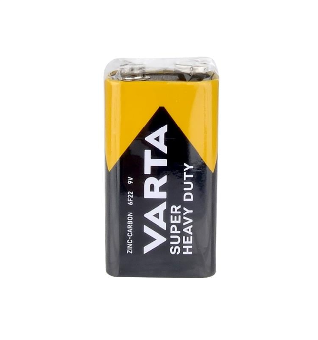Varta 2022 Superlife 9V Pil Varta 2022 Super Heavy Duty 9V Pil 1li Shrink