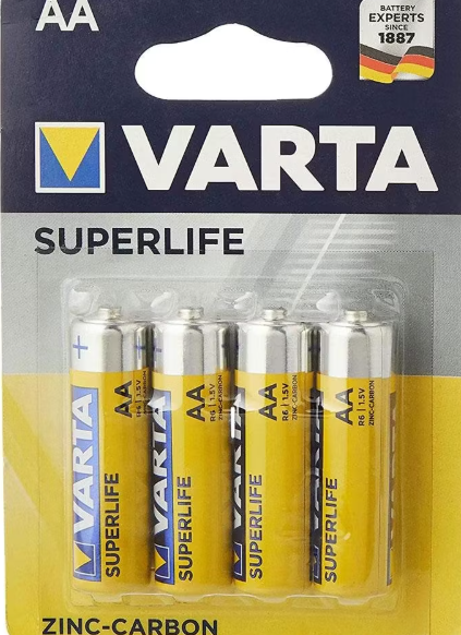Varta Super Heavy Duty AA Pil 4'lü