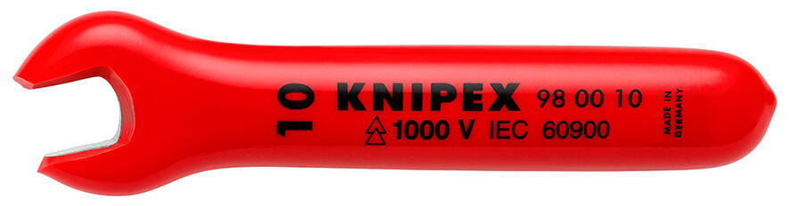 Knipex VDE İzoleli Tek Ağız Anahtar 8 Mm