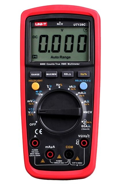 UNI-T UT139C True RMS Profesyonel Dijital Multimetre