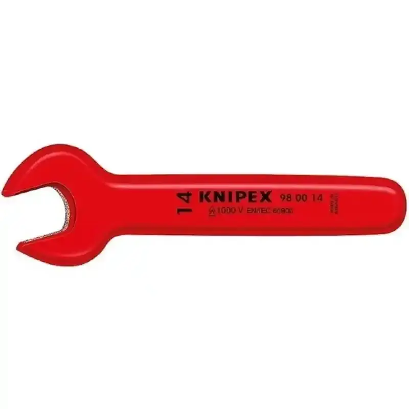 Knipex VDE Izoleli Tek Agiz Anahtar 3/8 İnç