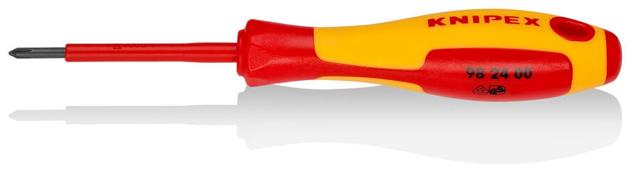 Knipex VDE İzoleli̇ Yildiz Uçlu Tornavi̇da Ph0*60