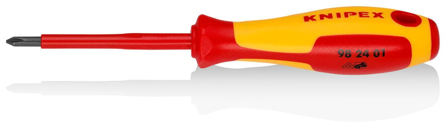 Knipex VDE İzoleli̇ Yildiz Uçlu Tornavi̇da Ph1*80