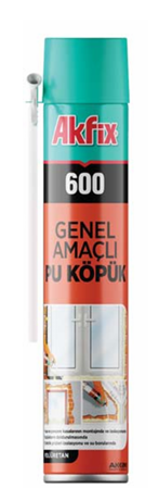 Akfix Polüretan Köpük Pıpetli 600gr