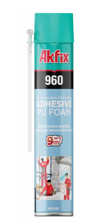 Akfix Mantolama Yapıştırma Köpüğü 750ML