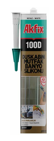 Akfix 100D Duşakabin Silikonu 280gr