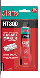 Akfix HT300 Yüksek Isı Silikonu 50 gr
