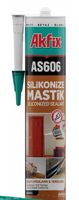 Akfix AS606 Silikonize Mastik 500gr