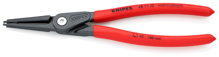Knipex 48 11 J3 Agir Hizmet Düz İç Segman Pensi