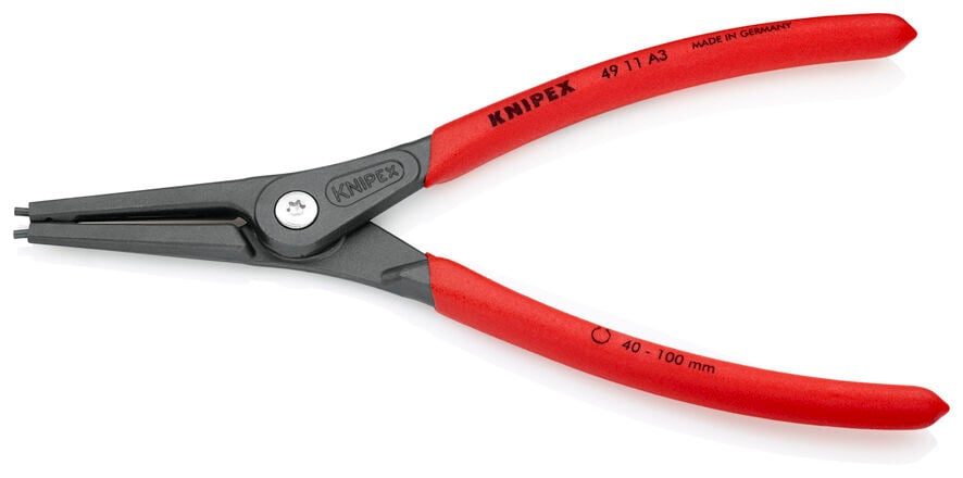 Knipex 49 11 A3 Agr Hizmet Düz Dis Segman Pensi