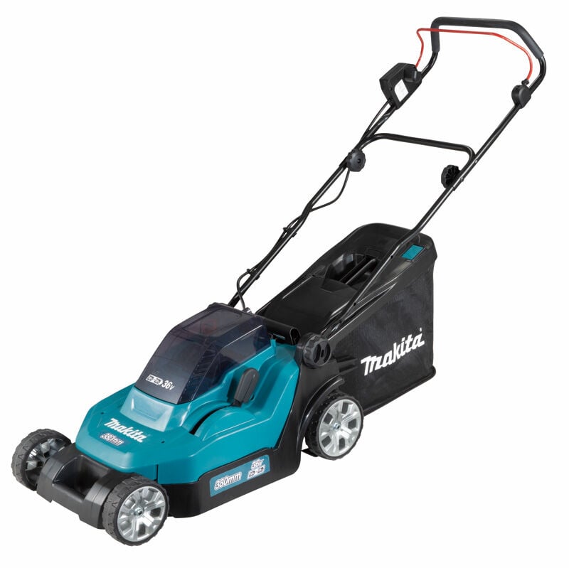 Makita 2 AKÜLÜ 38CM KESME GENİŞLİKLİ ÇİM BİÇME MAKİNASI LXT